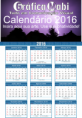50 Calendários de Parede  tamanho 21cm x 30cm